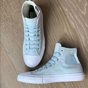 Converse Chuck Taylor Light Blue All Stars, size 9